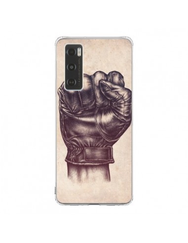 Coque Vivo Y70 Fight Poing Cuir - Lassana