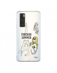Coque Vivo Y70 Parisian Summer Ete Parisien Transparente...
