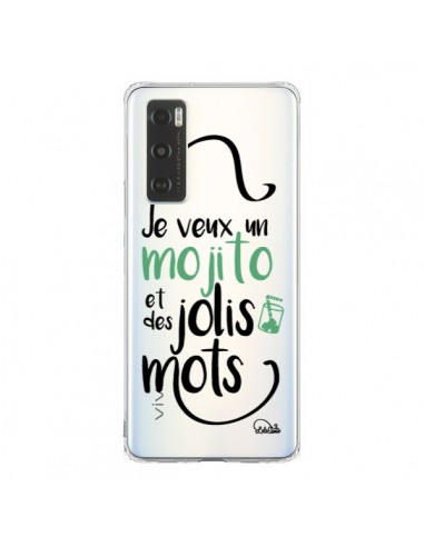 Coque Vivo Y70 Je veux un mojito et des jolis mots Transparente - Lolo Santo