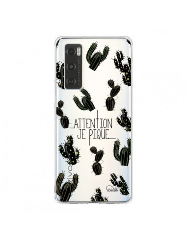 Coque Vivo Y70 Cactus Je Pique Transparente - Lolo Santo