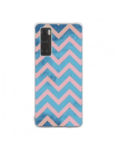 Coque Vivo Y70 Azteque Chevron Sunset - Mary Nesrala