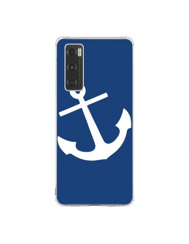 Coque Vivo Y70 Ancre Navire Navy Blue Anchor - Mary Nesrala