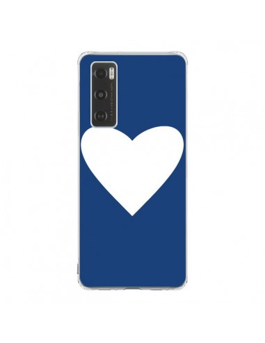 Coque Vivo Y70 Coeur Navy Blue Heart - Mary Nesrala