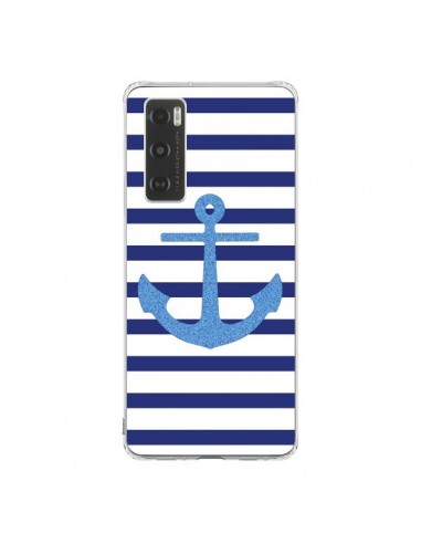 Coque Vivo Y70 Ancre Voile Marin Navy Blue - Mary Nesrala