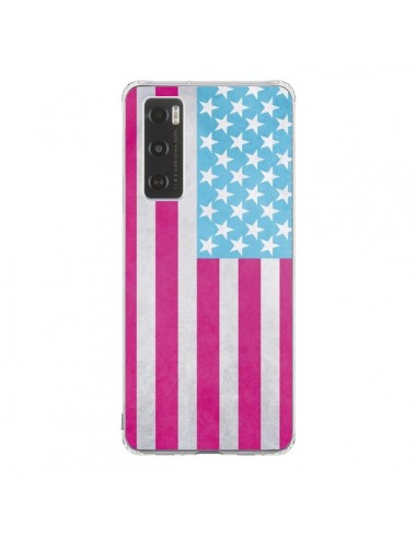 Coque Vivo Y70 Drapeau USA Vintage - Mary Nesrala