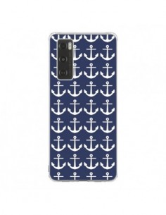 Coque Vivo Y70 Ancre Marin Bleu Anchors Navy - Mary Nesrala