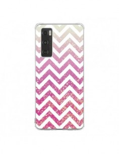 Coque Vivo Y70 Chevron Pixie Dust Triangle Azteque - Mary...