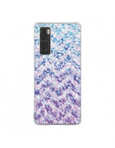 Coque Vivo Y70 Chevron Splash Triangle Azteque - Mary...