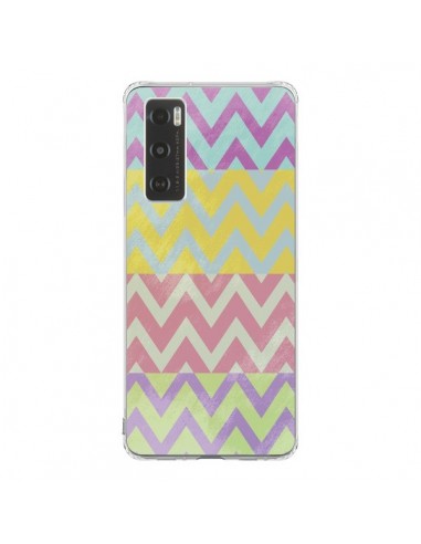 Coque Vivo Y70 Chevron Summer Triangle Azteque - Mary Nesrala