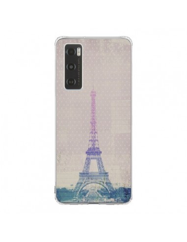 Coque Vivo Y70 I love Paris Tour Eiffel - Mary Nesrala