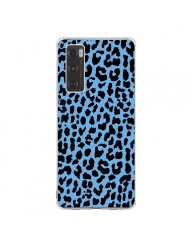 Coque Vivo Y70 Leopard Bleu Neon - Mary Nesrala