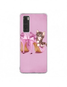 Coque Vivo Y70 Chaton Chat Kitten Chaussure Shoes -...