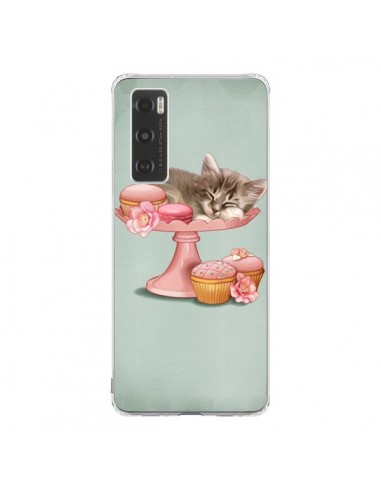 Coque Vivo Y70 Chaton Chat Kitten Cookies Cupcake - Maryline Cazenave