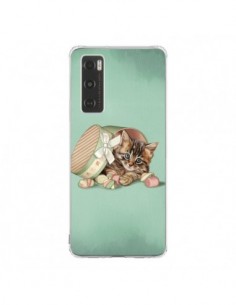 Coque Vivo Y70 Chaton Chat Kitten Boite Bonbon Candy -...