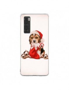 Coque Vivo Y70 Chien Dog Pere Noel Christmas - Maryline...