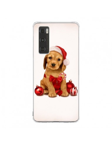 Coque Vivo Y70 Chien Dog Pere Noel Christmas Boules Sapin - Maryline Cazenave