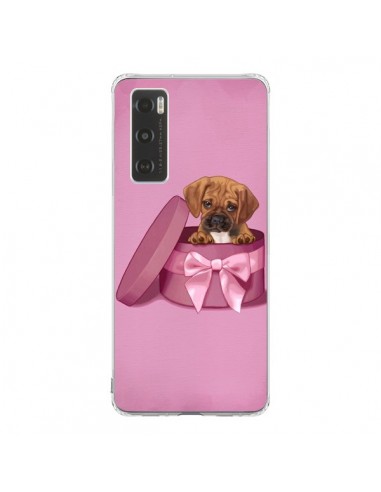 Coque Vivo Y70 Chien Dog Boite Noeud Triste - Maryline Cazenave