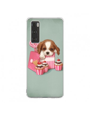 Coque Vivo Y70 Chien Dog Cupcake Gateau Boite - Maryline Cazenave