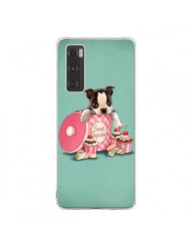 Coque Vivo Y70 Chien Dog Cupcakes Gateau Boite - Maryline Cazenave