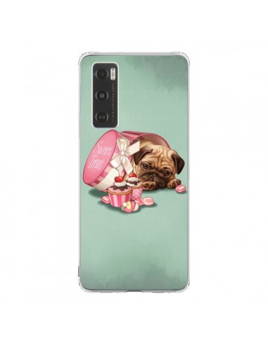 Coque Vivo Y70 Chien Dog Cupcakes Gateau Bonbon Boite - Maryline Cazenave