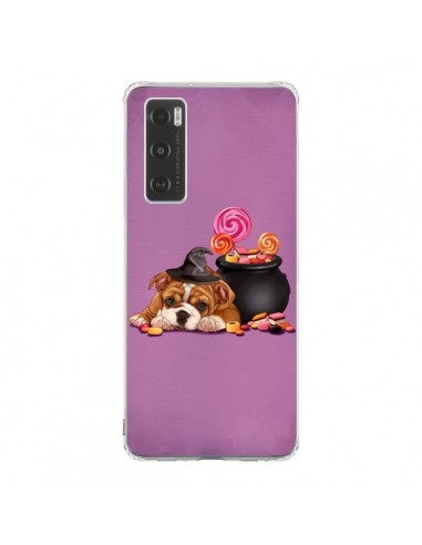 Coque Vivo Y70 Chien Dog Halloween Sorciere Chaudron Bonbon - Maryline Cazenave