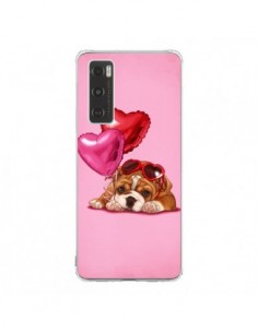 Coque Vivo Y70 Chien Dog Lunettes Coeur Ballon - Maryline...