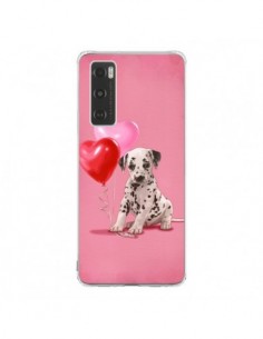 Coque Vivo Y70 Chien Dog Dalmatien Ballon Coeur -...