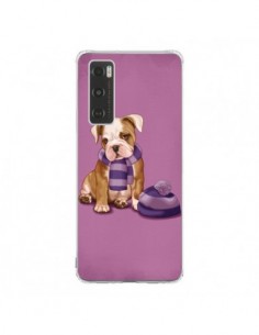 Coque Vivo Y70 Chien Dog Echarpe Bonnet Froid Hiver -...