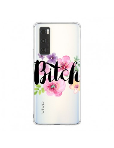 Coque Vivo Y70 Bitch Flower Fleur Transparente - Maryline Cazenave