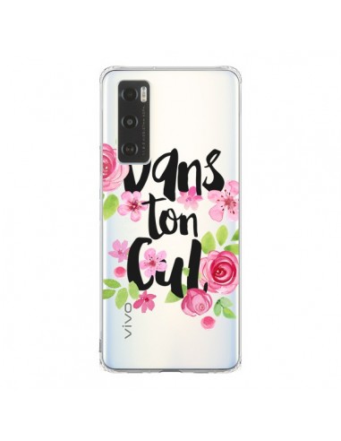 Coque Vivo Y70 Dans Ton Cul Fleurs Transparente - Maryline Cazenave