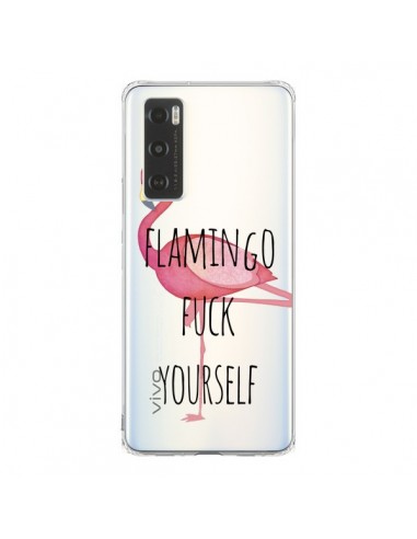 Coque Vivo Y70 Flamingo Fuck Transparente - Maryline Cazenave