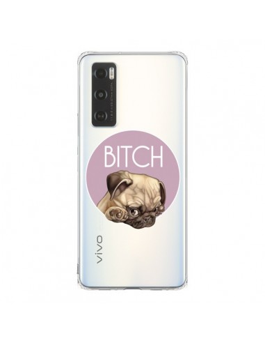 Coque Vivo Y70 Bulldog Bitch Transparente - Maryline Cazenave