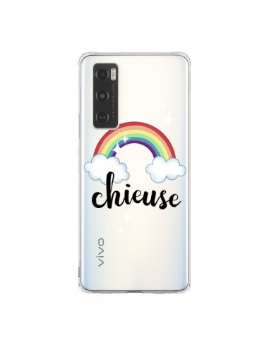 Coque Vivo Y70 Chieuse Arc En Ciel Transparente - Maryline Cazenave