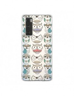 Coque Vivo Y70 Chouettes Owl Hibou Transparente - Maria...