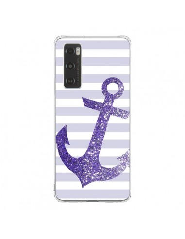 Coque Vivo Y70 Ancre Violet Navire - Monica Martinez