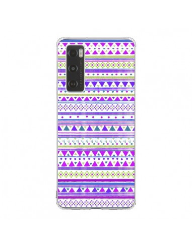 Coque Vivo Y70 Bandana Violet Azteque - Monica Martinez