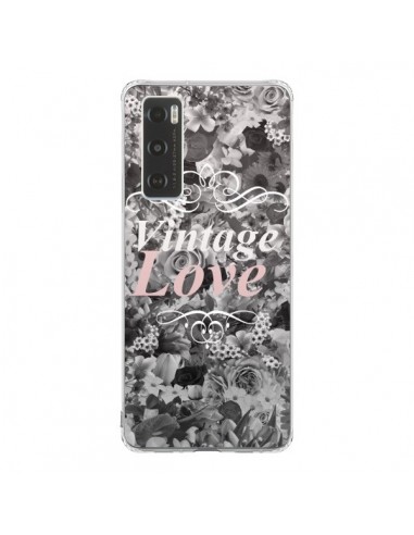 Coque Vivo Y70 Vintage Love Noir Flower - Monica Martinez