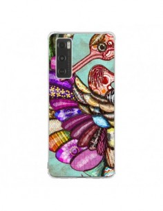 Coque Vivo Y70 Paon Multicolore Eco Bird - Maximilian San