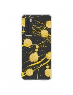 Coque Vivo Y70 Gold Splash Peinture Art - Maximilian San