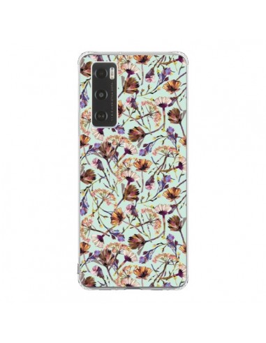 Coque Vivo Y70 Dry Blue Flowers - Ninola Design