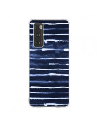 Coque Vivo Y70 Electric Lines Navy - Ninola Design