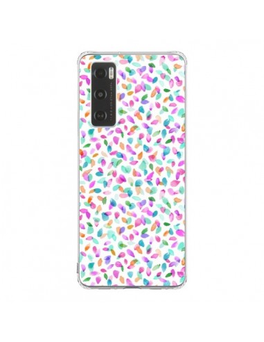 Coque Vivo Y70 Flower Petals Pink - Ninola Design