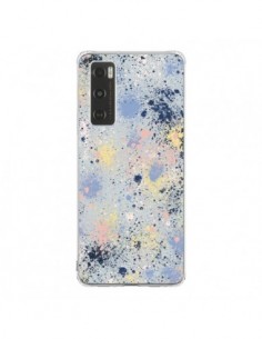 Coque Vivo Y70 Gradient Watercolor Lines Blue - Ninola...