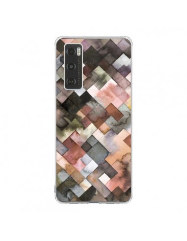 Coque Vivo Y70 Marker Colorful Stripes - Ninola Design