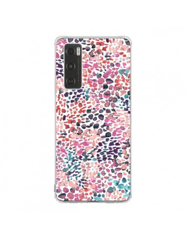 Coque Vivo Y70 Soft Nautical Watercolor Lines - Ninola Design