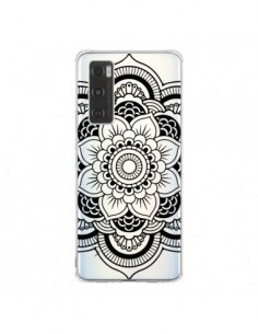 Coque Vivo Y70 Mandala Noir Azteque Transparente - Nico