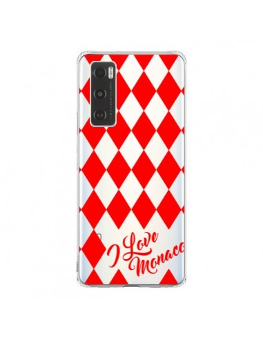 Coque Vivo Y70 I Love Monaco et Losange Rouge - Nico