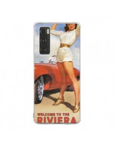 Coque Vivo Y70 Welcome to the Riviera Vintage Pin Up - Nico
