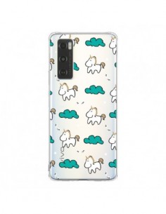 Coque Vivo Y70 Licorne et Nuages Transparente - Nico