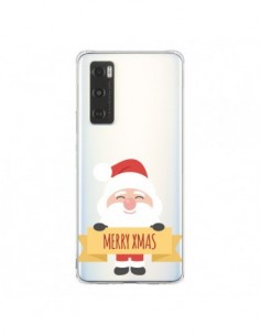 Coque Vivo Y70 Père Noël Merry Christmas transparente - Nico
